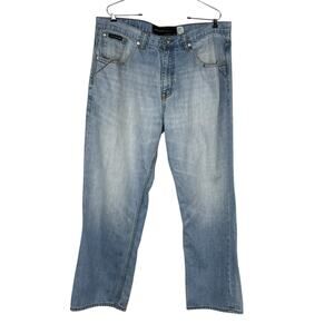 Vtg Y2K Rocawear Men’s Jeans Original Fit BAGGY Blue Denim Streetwear Size 38X31